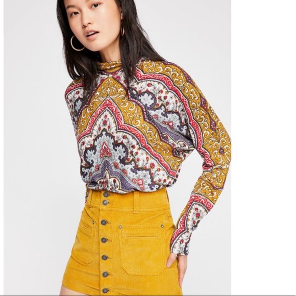 Free People Tops - Free People Chase me Turtleneck Tee